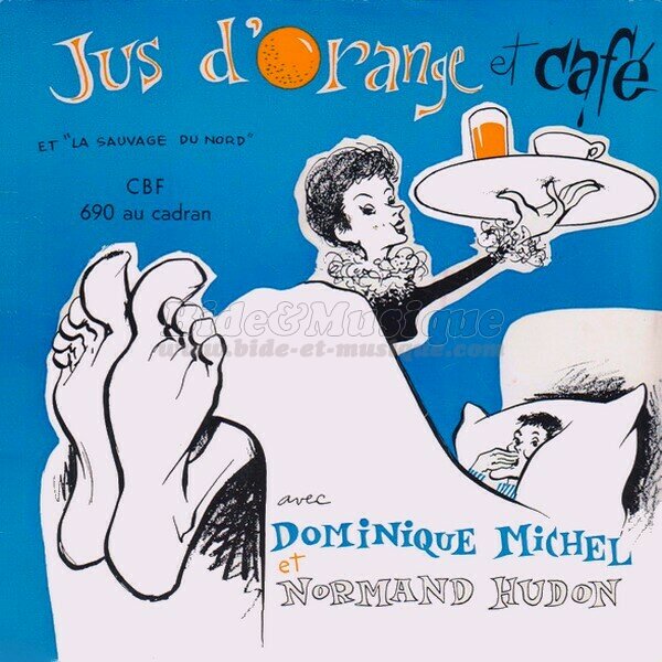 Dominique Michel et Normand Hudon - Jus d'orange et caf�