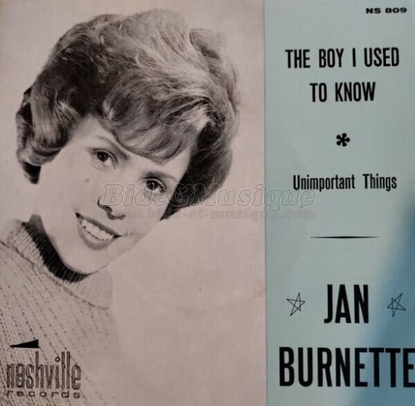 Jan Burnette - The boy I used to know