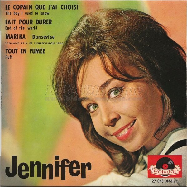 Jennifer - Le copain que j'ai choisi