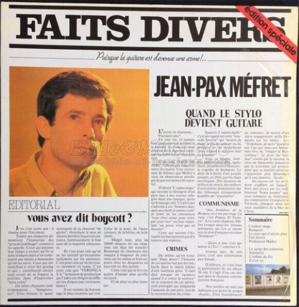 Jean-Pax M%E9fret - L%27enfant du flic