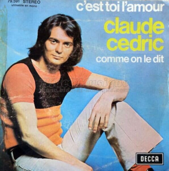 Claude C%E9dric - C%27est toi l%27amour