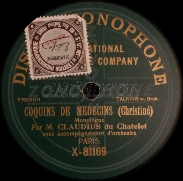 Claudius - Coquins de M%E9decins