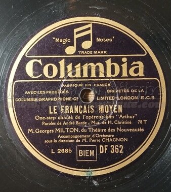 Georges Milton - Le fran%E7ais moyen