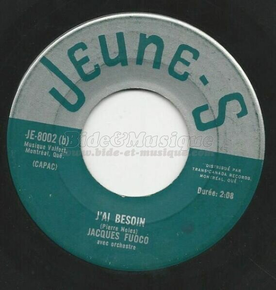 Jacques Fuoco - J'ai Besoin
