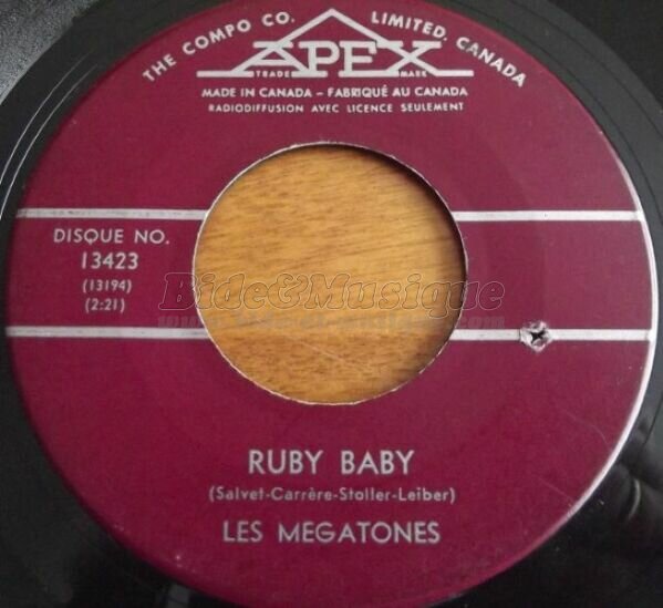 Les M%E9gatones - Ruby Baby