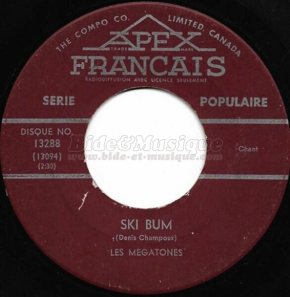Les M%E9gatones - Ski bum
