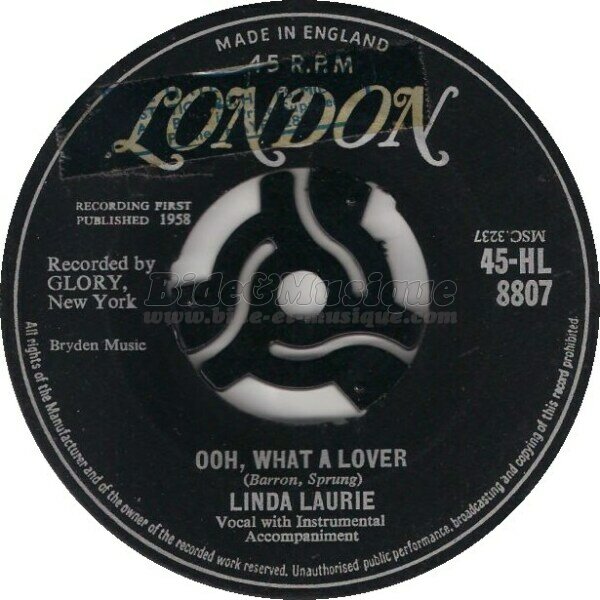 Linda Laurie - Ooh, what a lover