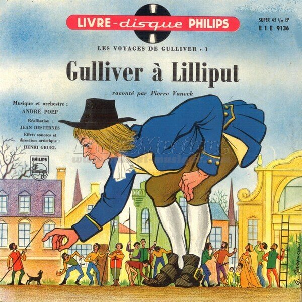 Les belles histoires de Bide %26amp%3B Musique - Gulliver %E0 Lilliput par Pierre Vaneck