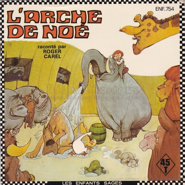 Les belles histoires de Bide %26amp%3B Musique - L%27arche de No%E9 par Roger Carel