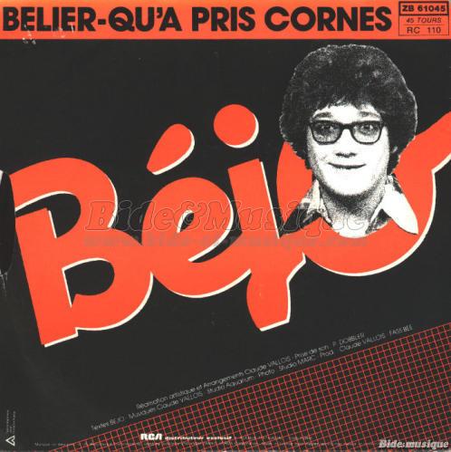 B%E9jo - B%E9lier qu%27a pris cornes