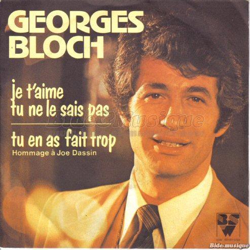Georges Bloch - Hommage bidesque