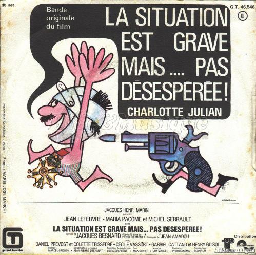 Charlotte Julian - La situation est grave mais%26hellip%3B pas d%E9sesp%E9r%E9e%26nbsp%3B%21