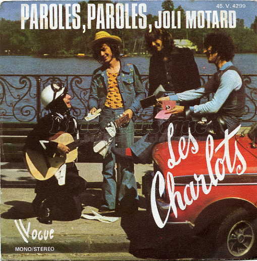 Les Charlots - Paroles, paroles, joli motard