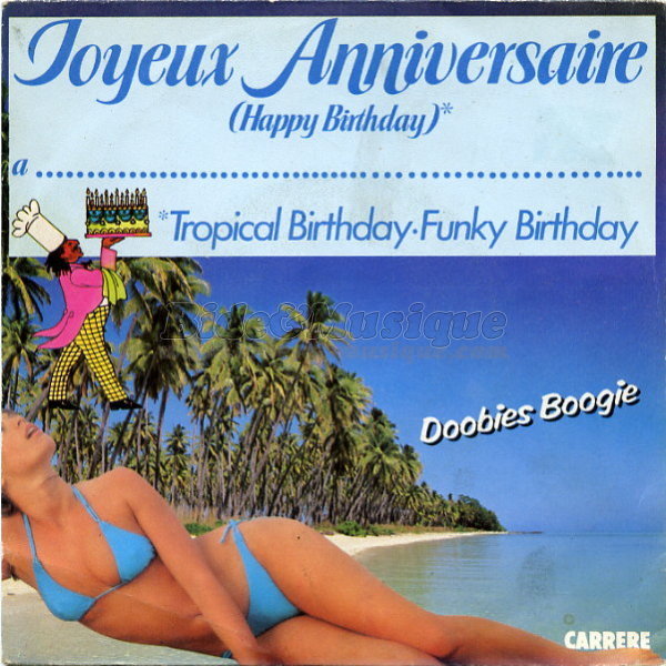 Doobies Bougies - Joyeux anniversaire %28Funky birthday%29