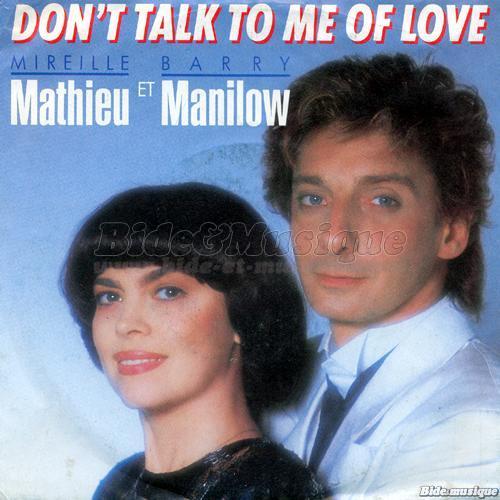 Mireille Mathieu et Barry Manilow - Don't talk to me about love