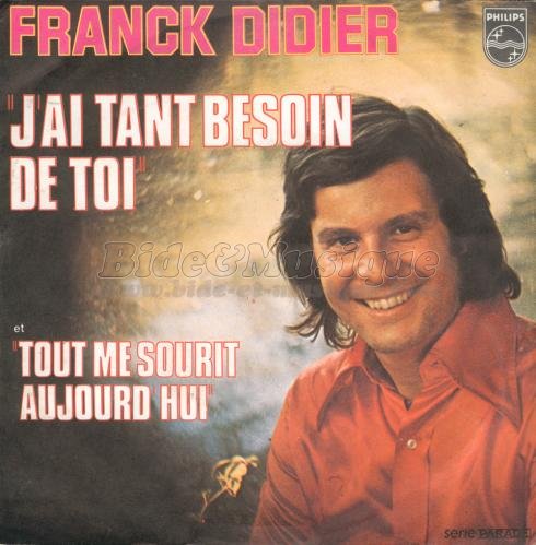 Franck Didier - J%27ai tant besoin de toi