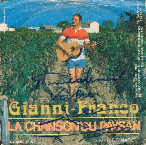 Gianni Franco - chanson du paysan, La