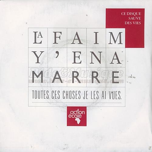 Action �cole - La faim y'en a marre