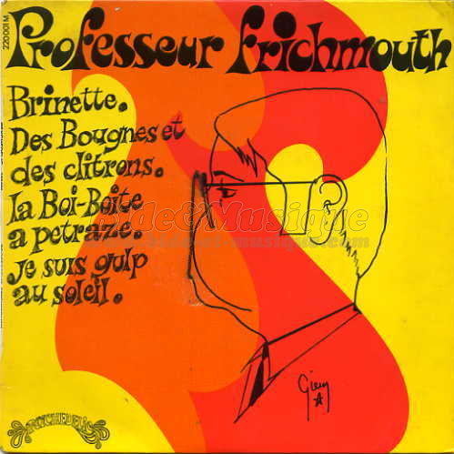 Professeur Frichmouth - S�lection de l'�quipe, La