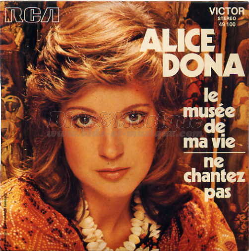 Alice Dona - Ne chantez pas