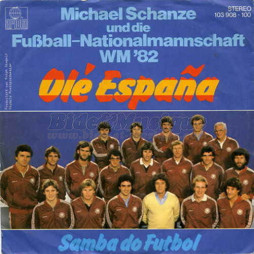 Michael Schanze und die Fussball Nationalmannschaft - Ol%E9 Espa%F1a