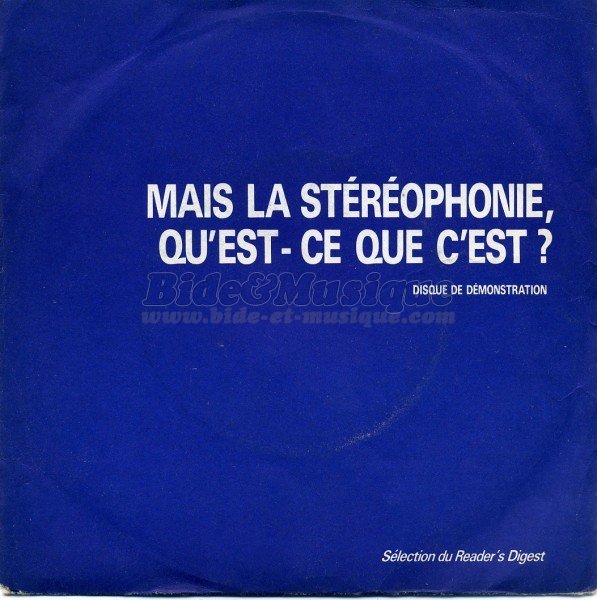Pierre Higel - Mais la strophonie, qu'est-ce que c'est ? (Face B extrait)