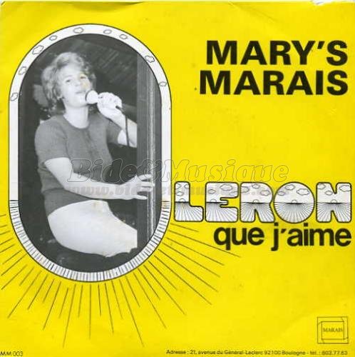 Mary%27s Marais - Ol%E9ron que j%27aime