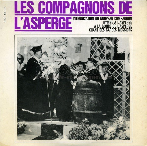 Les Compagnons de l%27asperge - Intronisation du nouveau compagnon et hymne %E0 l%27asperge