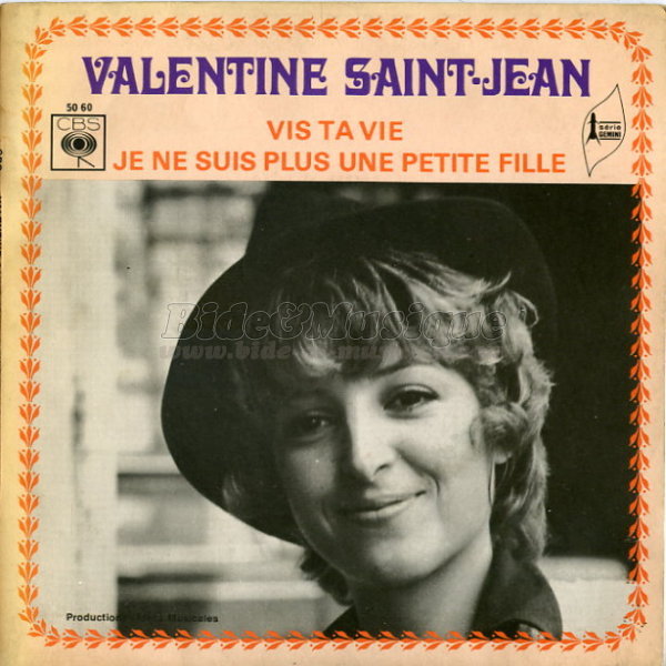 Valentine Saint-Jean - Vis ta vie