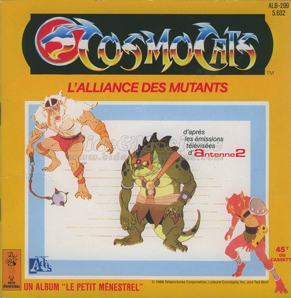 Les Cosmocats - L%27alliance des mutants face A