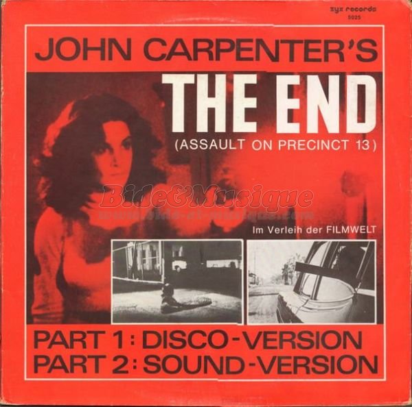 John Carpenter - The End (Disco Version)