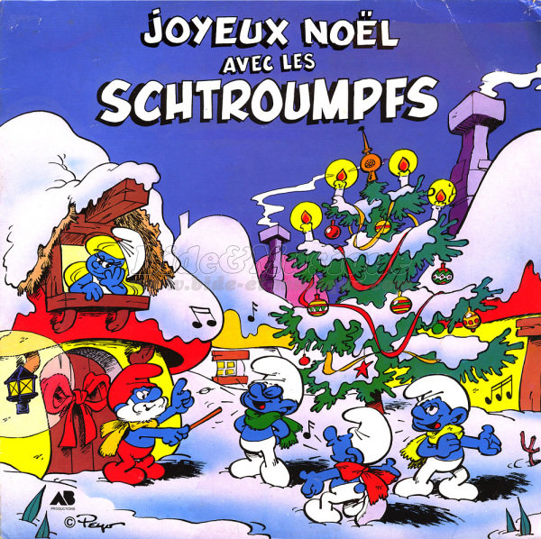 Les Schtroumpfs - Le Père Noël descend du ciel