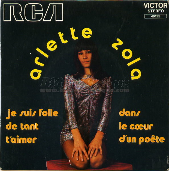 Arlette Zola - Je suis folle de tant t'aimer