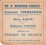 La voix du parti communiste Franais - Maria Rabat et Madeleine Vincent