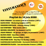 Vinylmaniacs - Emission n°217 (16 juin 2022)