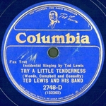 Ted Lewis - Try a little tenderness