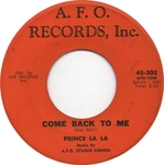 Prince La La - Come back to me