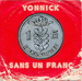 Pochette de Yonnick - Sans un franc