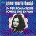 Pochette de Anne-Marie David - Un peu romantique