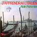 Pochette de Alain Pommier - J'apprendrai l'italien