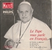 Pochette de Le Pape vous parle en Francais - Face A