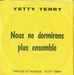 Pochette de Yetty Terry - Nous ne dormirons plus ensemble