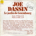 Vignette de Joe Dassin - Le jardin du Luxembourg  (version intgrale)