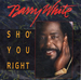 Pochette de Barry White - Sho' you right