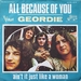 Pochette de Geordie - All because of you