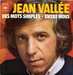 Pochette de Jean Valle - Des mots simples