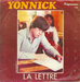 Pochette de Yonnick - La lettre